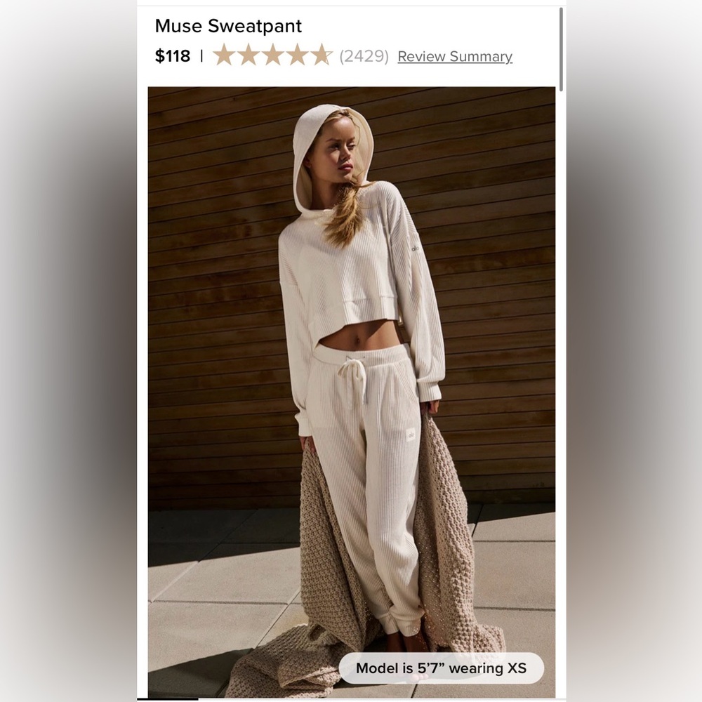 Alo Muse Hoodie and Jogger Set